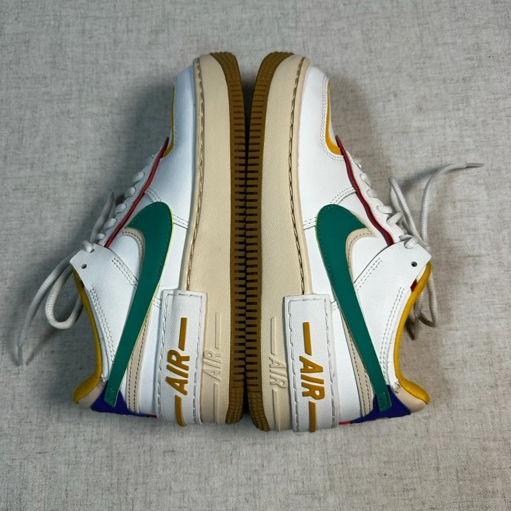 Nike Air Force 1 Shadow White Green Size 6.5